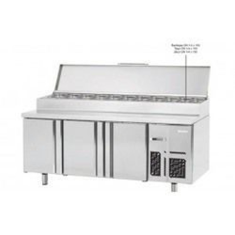 Mesa refrigerada para ensalada Infrico BMPP 2000 EN tapa