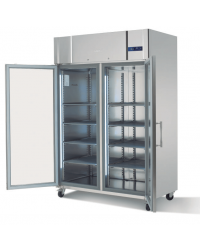 Armario de refrigeración puertas de cristal GN 2/1 700/1400 L Infrico AGB 701 CR, AGB 1402 CR